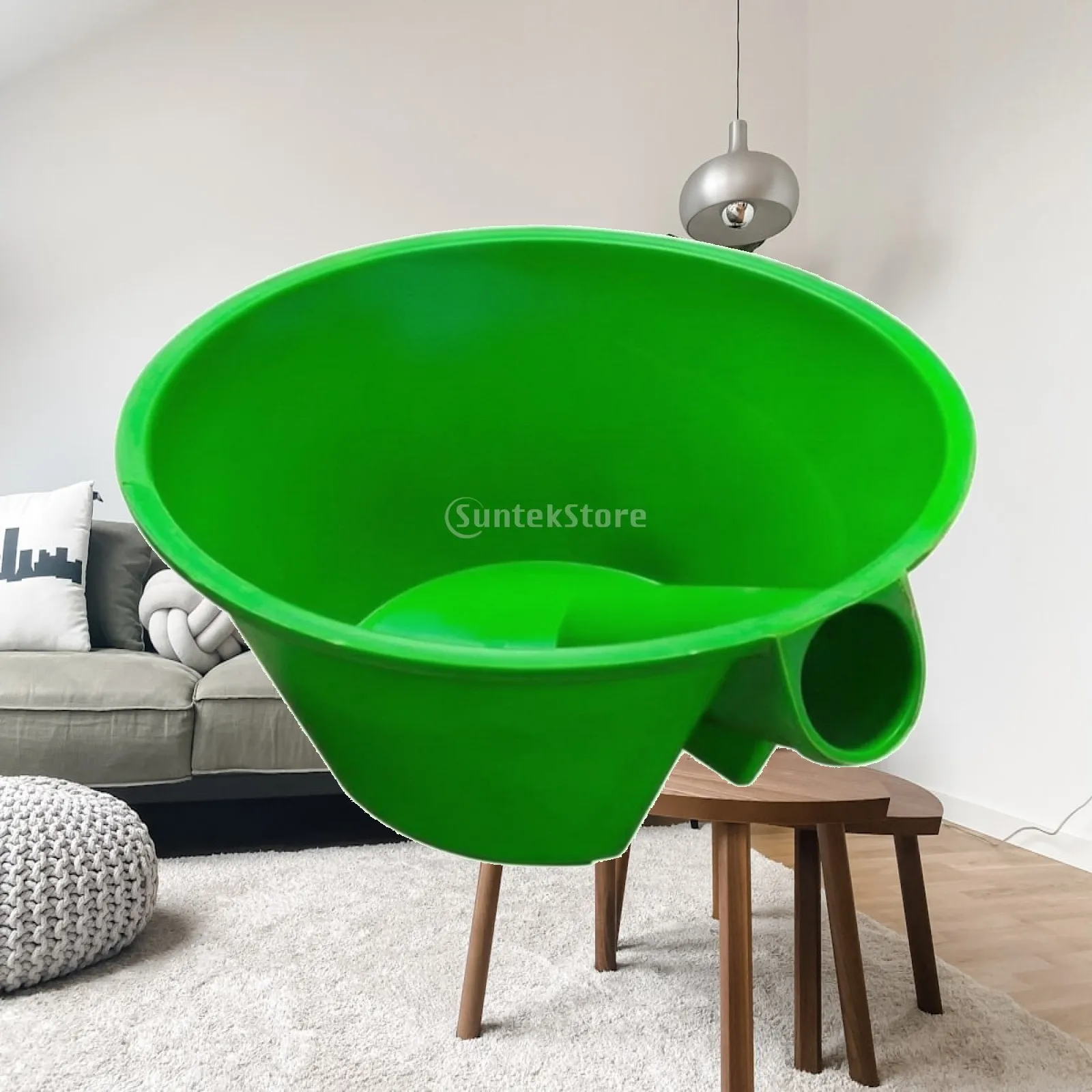Manure Scoop Heavy-Duty Scoop with Handle Socket Molded for Farmers, Farm, Stable
