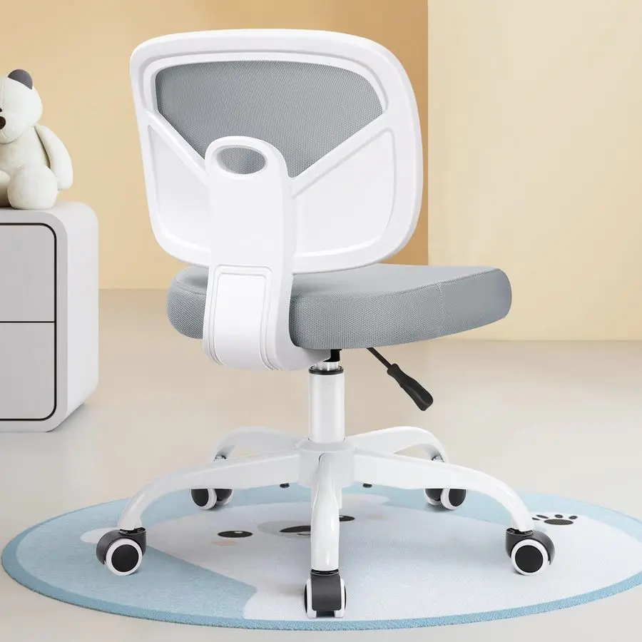 

Kids Desk Chair, Pink Study Chair for Boys Girls with Height Adjustable, Swivel Mesh Task Student Chairs for 412, Growing Teen O