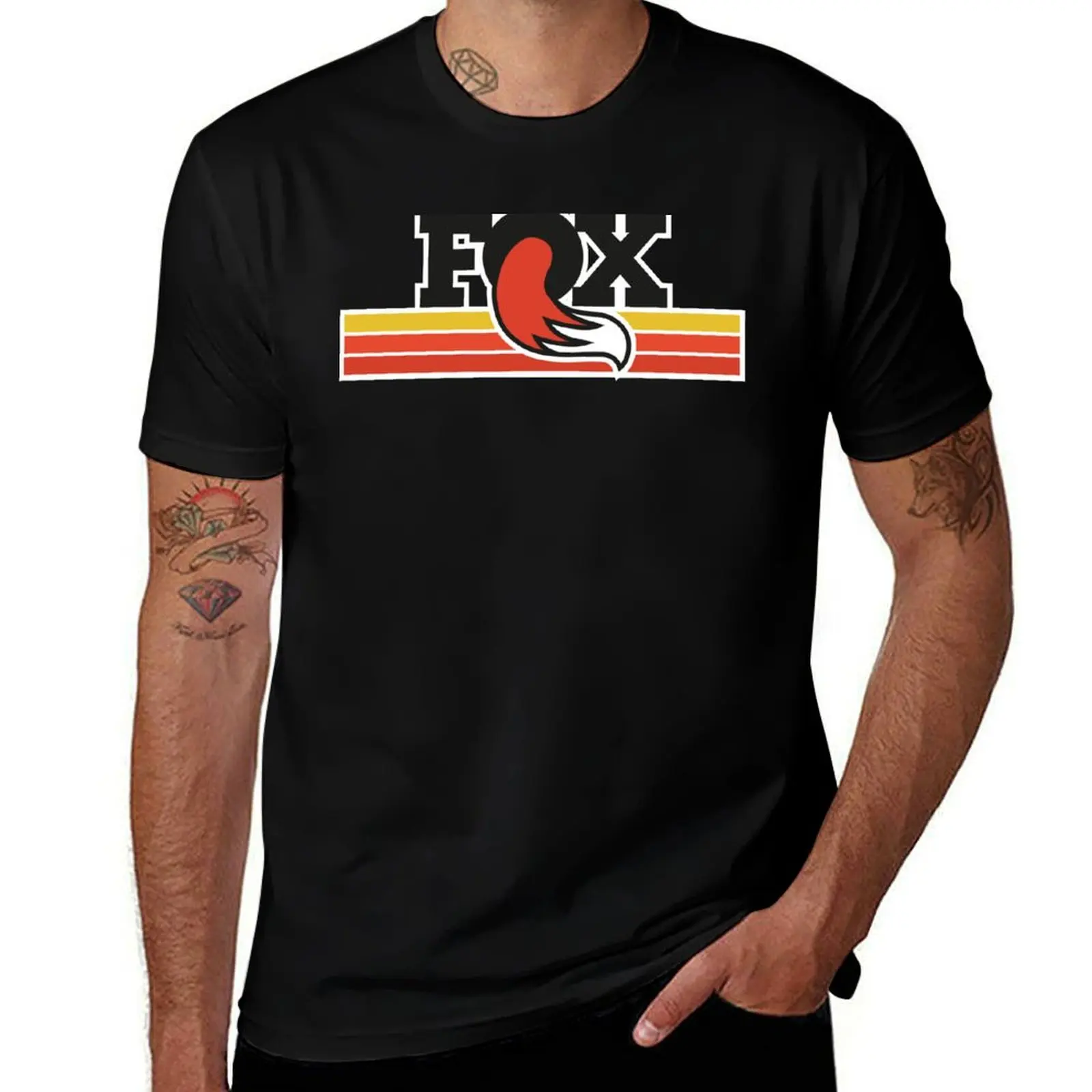 

Fox Moto-x shox cross motorcycles vintage 70's T-Shirt boys whites customizeds tees baggy shirts workout shirts for men