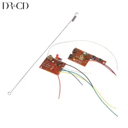 4CH RC Remote Control 27MHz Circuit PCB Transmitter And Receiver Board With Antenna Radio System For Rc Car Truck Toys