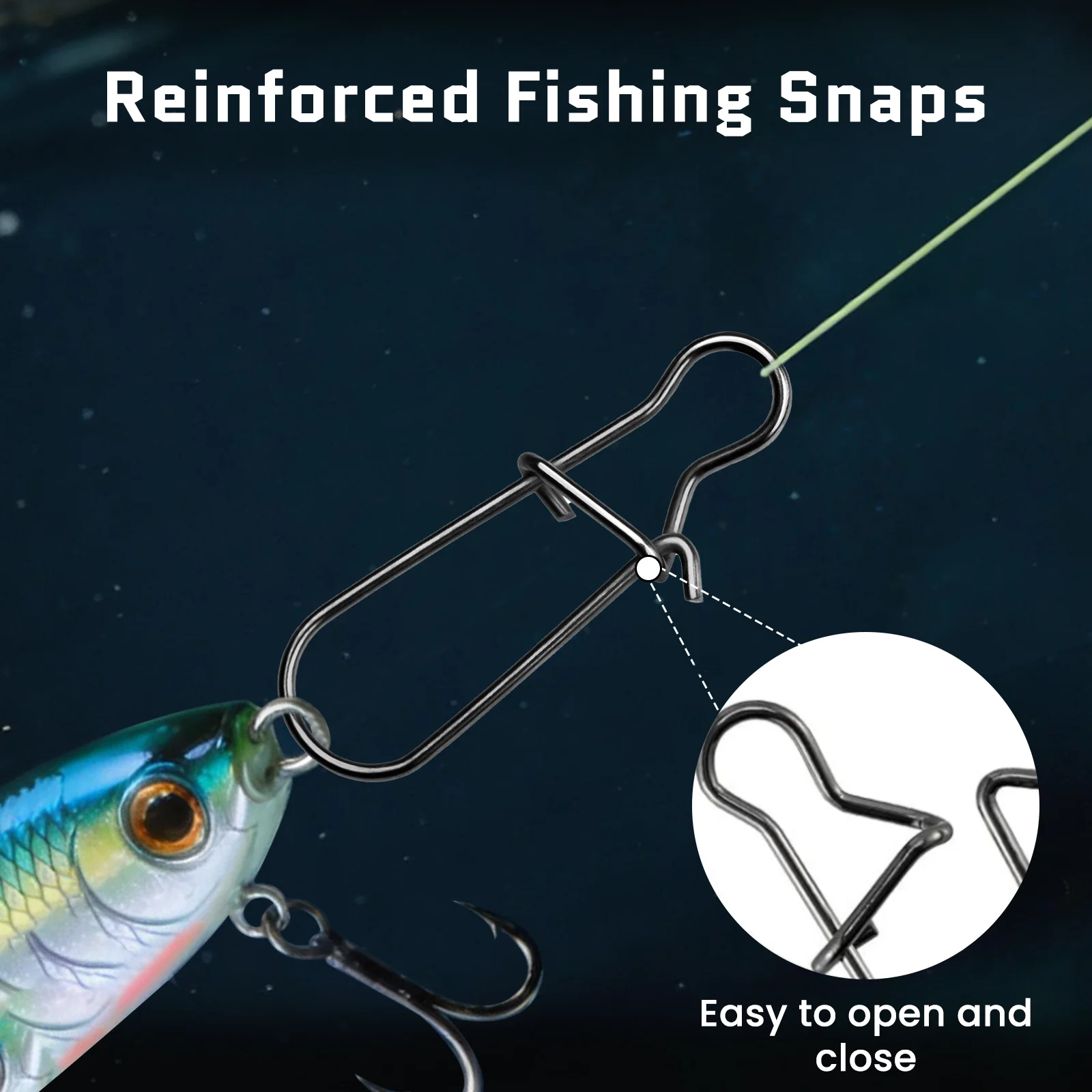 FishTrip 30 Peças Engates Rápi - Monofilament Line avaliação e preço