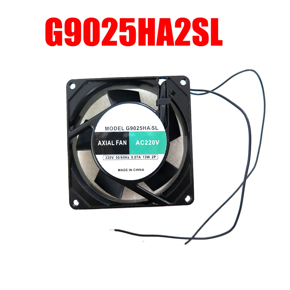 

Cooling Fan For JIU LONG G9025HA2SL AC220V 50/60Hz 0.07A 13W 9CM 2Lines 0PIN New