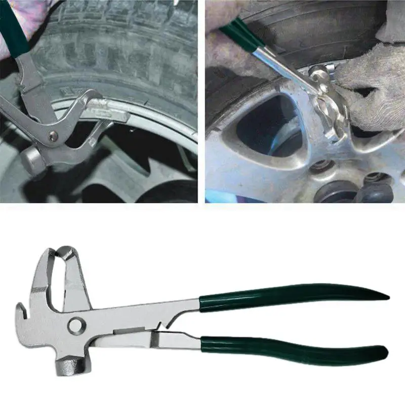 Wheel Balance Repair Tool for Installation and Removal Wheel Balancer Wheel Weight Plier Hammer Wheel Weights Clip Versatile