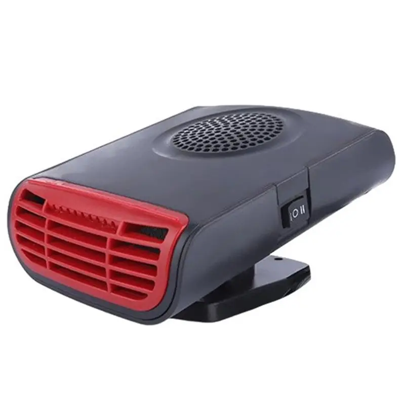 A82M-Portable Car Heater 12V 150W Defroster And Cooling Fan,2-In-1 Windscreen Demister With Rotatable Bracket 360° Rotation