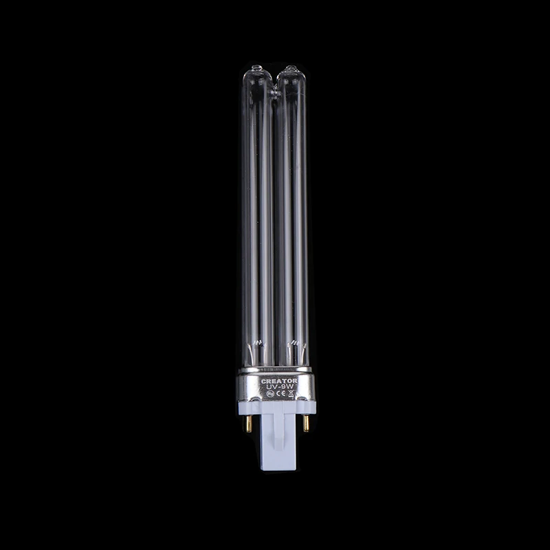 1PC 9w Replacement UV Lamp Bulb Spare Tube For Hw-303b 304b 404b Jup-01 Uv Canister Filter Cf400uv Cf500uv G23 2 Pin Accessories