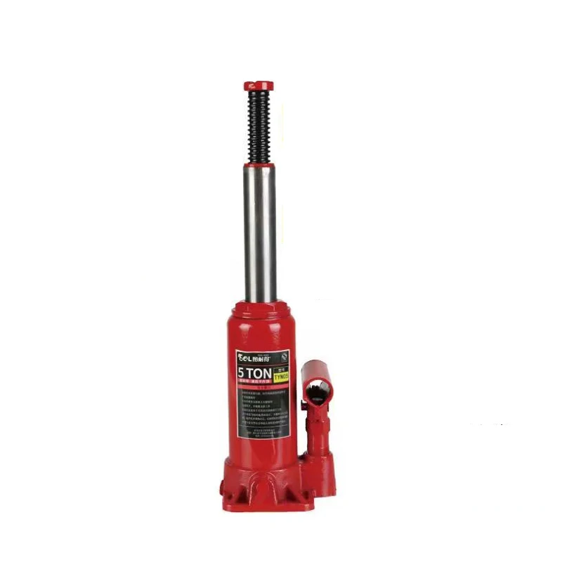 5 Ton Vehicle Hydraulic Jack Hydraulic Vertical Low-profile Hand-cranked Car Top Auto Car Jacks Lifting Equipment Tools