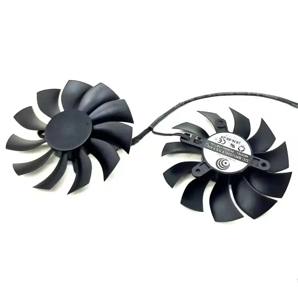 LY For EVGA GTX1080TI SC GTX 1080 Ti Black Edition SC2 Fan Graphics Card Cooling 2PCS/Lot PLA09215B12H 12V 0.55A 86mm 4Pin