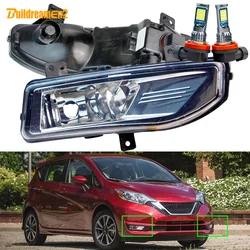 2 Pieces H11 Canbus Car Right + Left LED Fog Light Assembly Replacement For Nissan Versa Note E12 2017 2018 2019