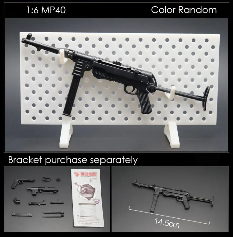 1:6 Lắp Ráp Súng 1 / 6 Vũ Khí Mẫu MP5 MP40 MP7 U Châu Tiểu Liên Nhựa Quân Sự Mô Phỏng Đồ Chơi Màu Sắc Ngẫu Nhiên