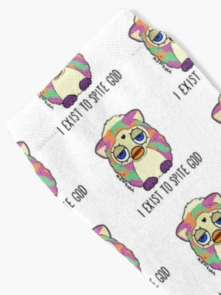 I exist to spite god (furby) Socks Heated Socks Women'S Socks