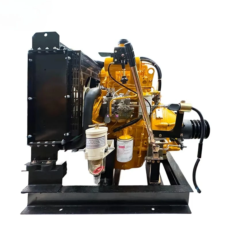 For ZH2105P 2.026L 24KW 2400rpm 2 Cylinder Natural Aspirated Direct Injection Diesel Engine with Pulley Clutch for Stationary Po