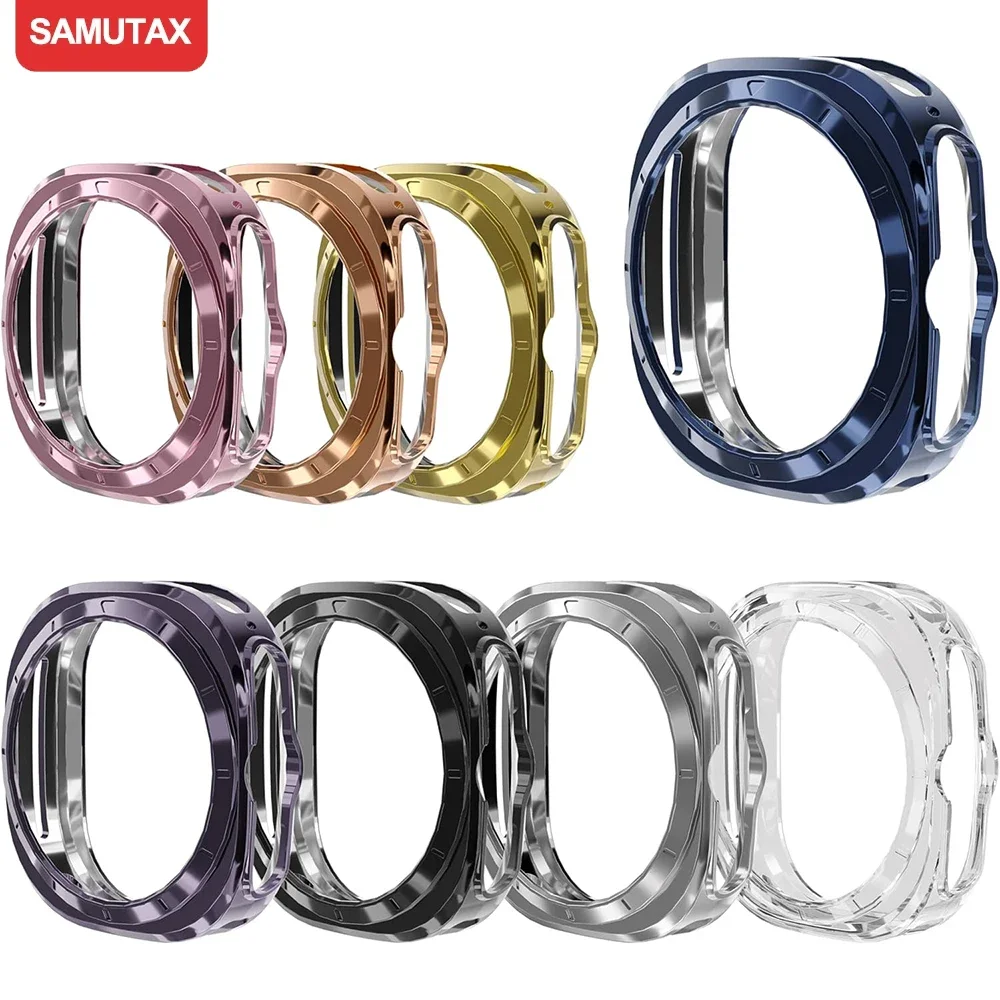 Caso completo para Samsung Galaxy Watch, Shell Amortecedor Oco, Caso Protetor de Moldura, Acessórios Ultra, 47mm, TPU