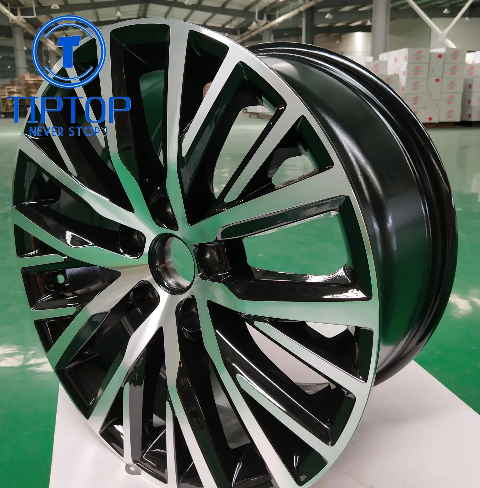 Guangzhou auto spare parts 17 inch alloy wheel 17x8 with 5 hole 5x112 fir for CC in stock