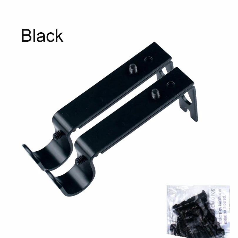 Porte-Rideau Réglable en Métal, pour Fenêtre, 2 Pièces