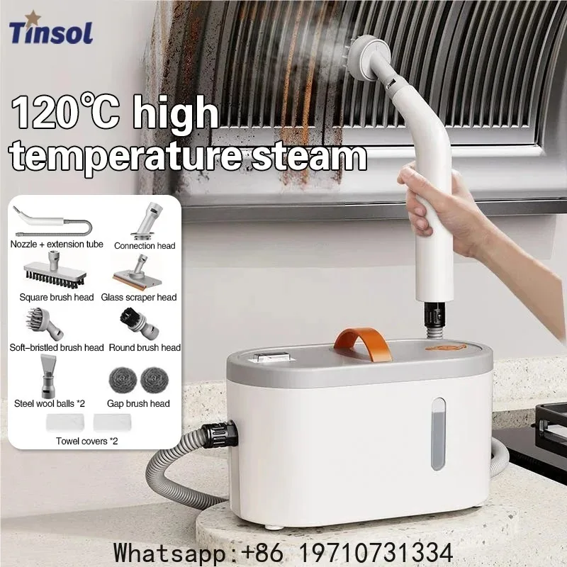 TINSOL Handheld High-Temp Steam Cleaner – Electric Deep Cleaner & Sanitizer for Kitchen Hoods