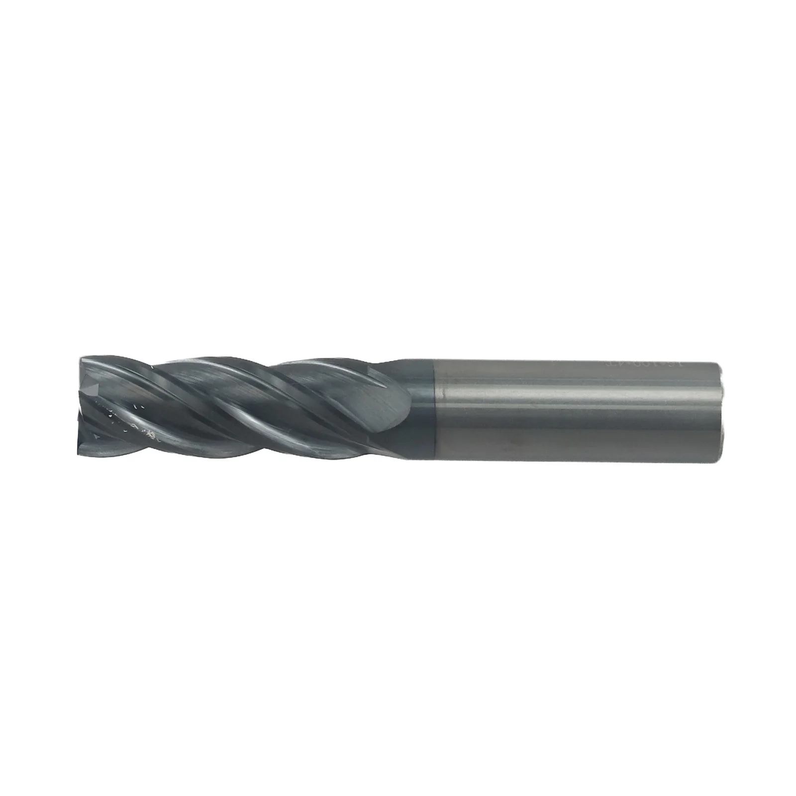 Milling Cutter Made from Solid Carbide Featuring 4 Teeth and Advanced AlTiN Coating for Precision Cutting Tasks