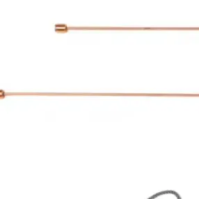 99.9% Copper Dowsing Rods Metal Detector Probe For Water Gold Mineral Finding Divination Search Tools Pair With Pendulum