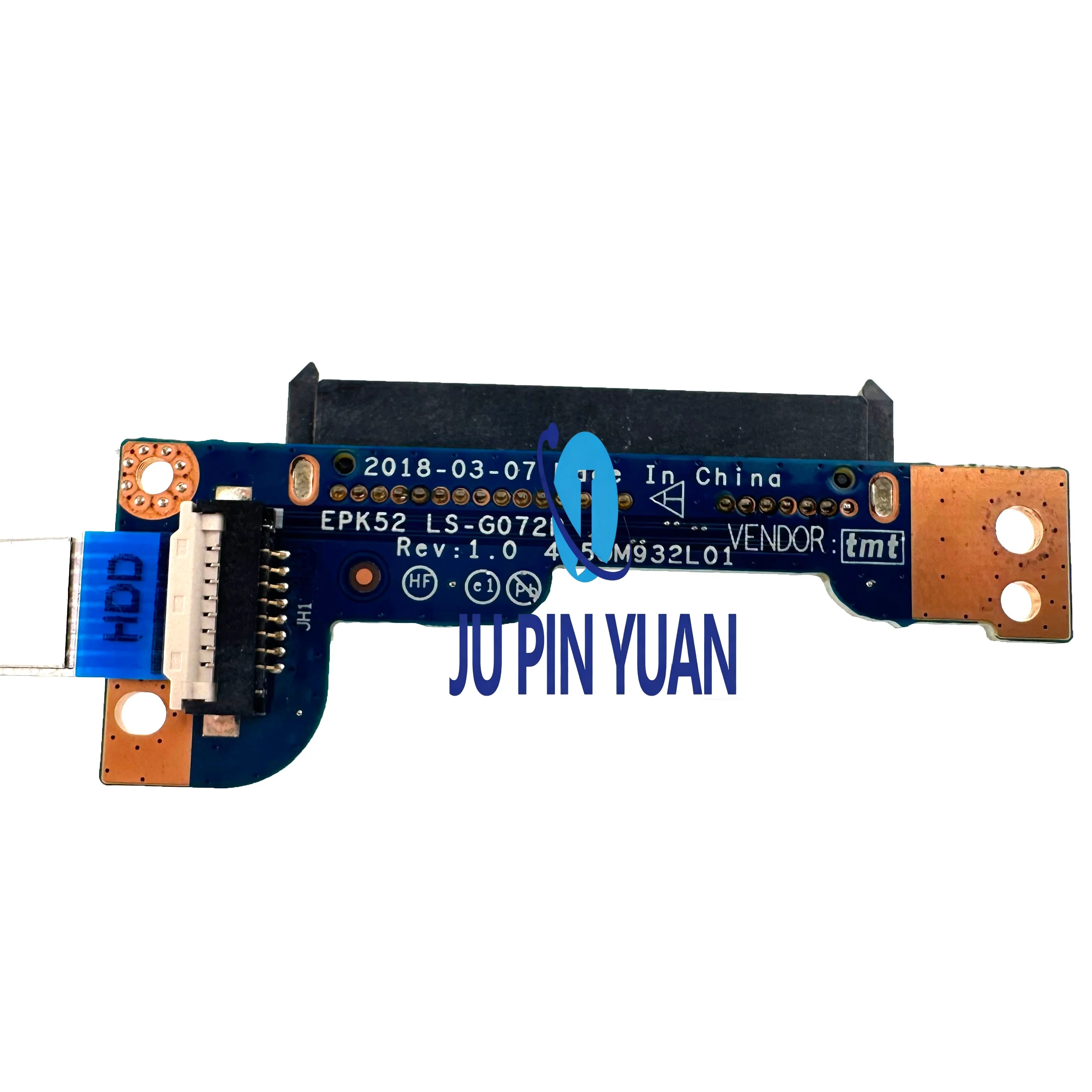EPK52 LS-G072P 4350M932L01 NBX0002CB00 For HP 250 255 G7 15-DA 15-DB TPN-C135 HDD Hard Disk Driver Board with Cable 100% Tested