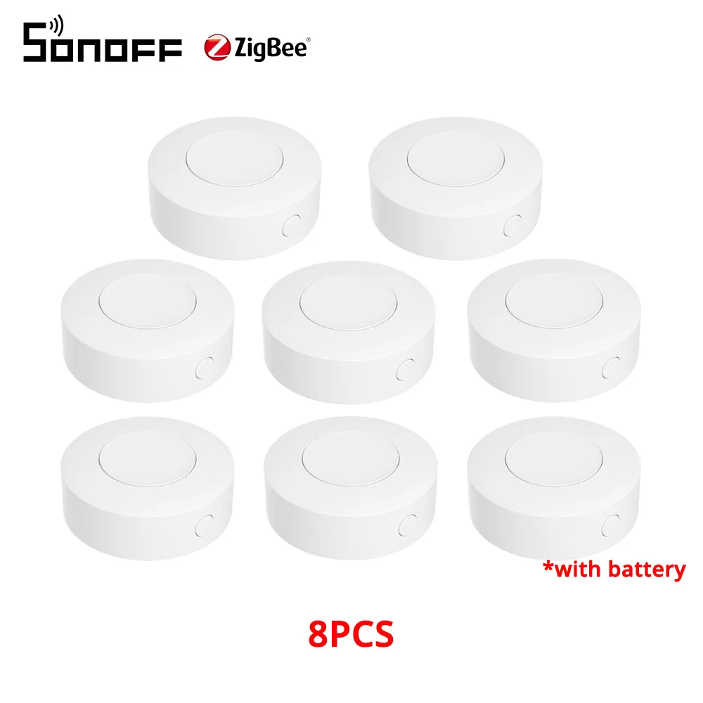 1-10 Stück SONOFF Zigbee Drahtloser Schalter SNZB-01P Smart Home Benutzerdefinierte Szenen-Tastensteuerung Kompatibel mit Alexa SmartThings EWeLink