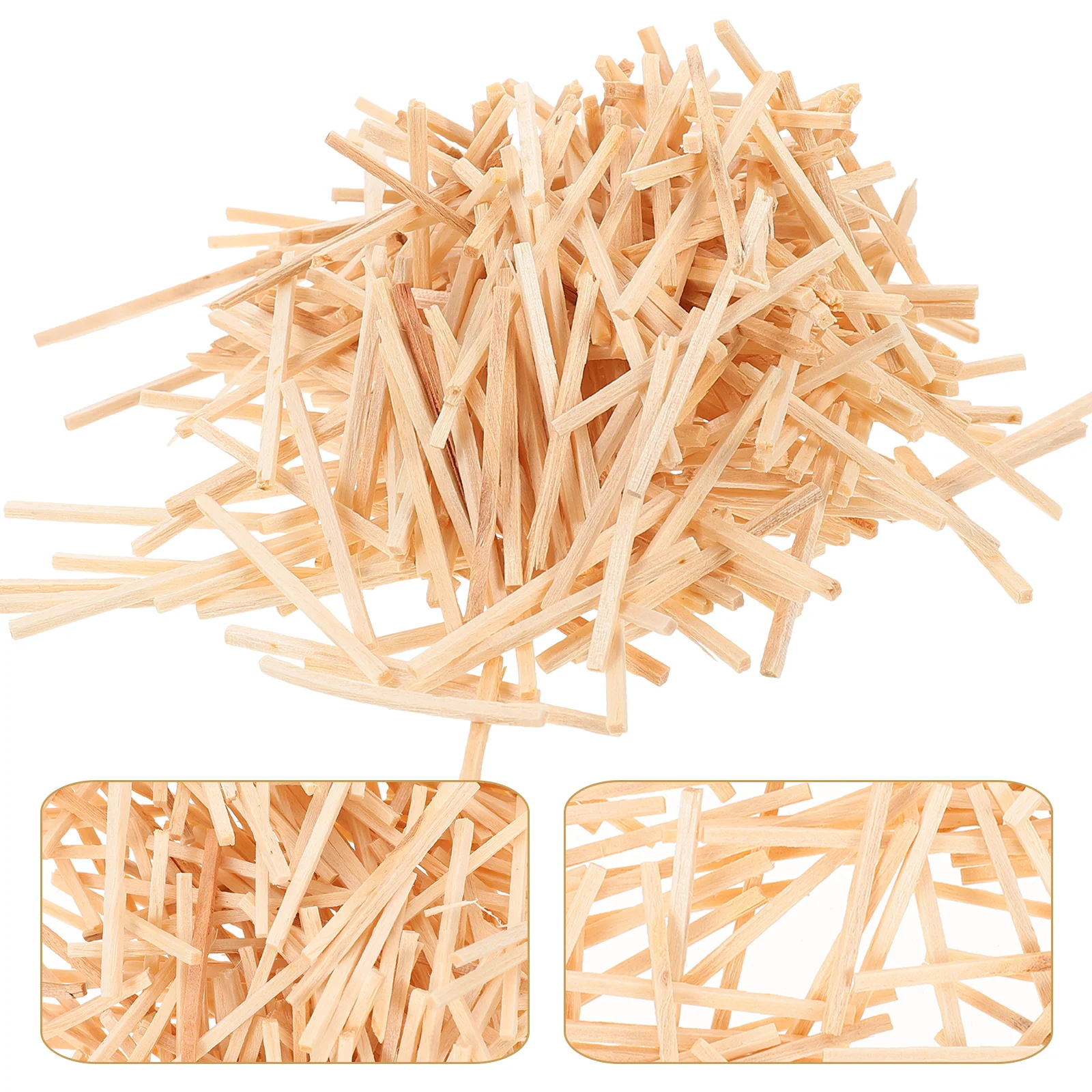 2000 Pcs Matchstick Wooden Sticks DIY Children Learning Accessories Supplies Material Making Toy Handmade Materials Blank