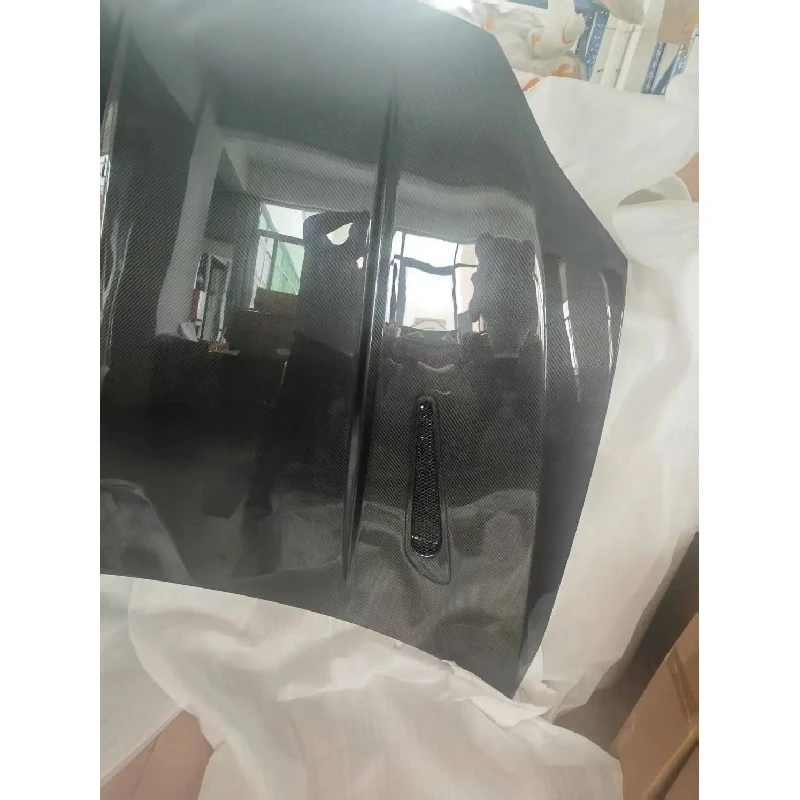 Superior Quality Dry Carbon Aero Refit Components Model S Plaid 2021+ Anti-Scratch Hood Exterior Styling Parts
