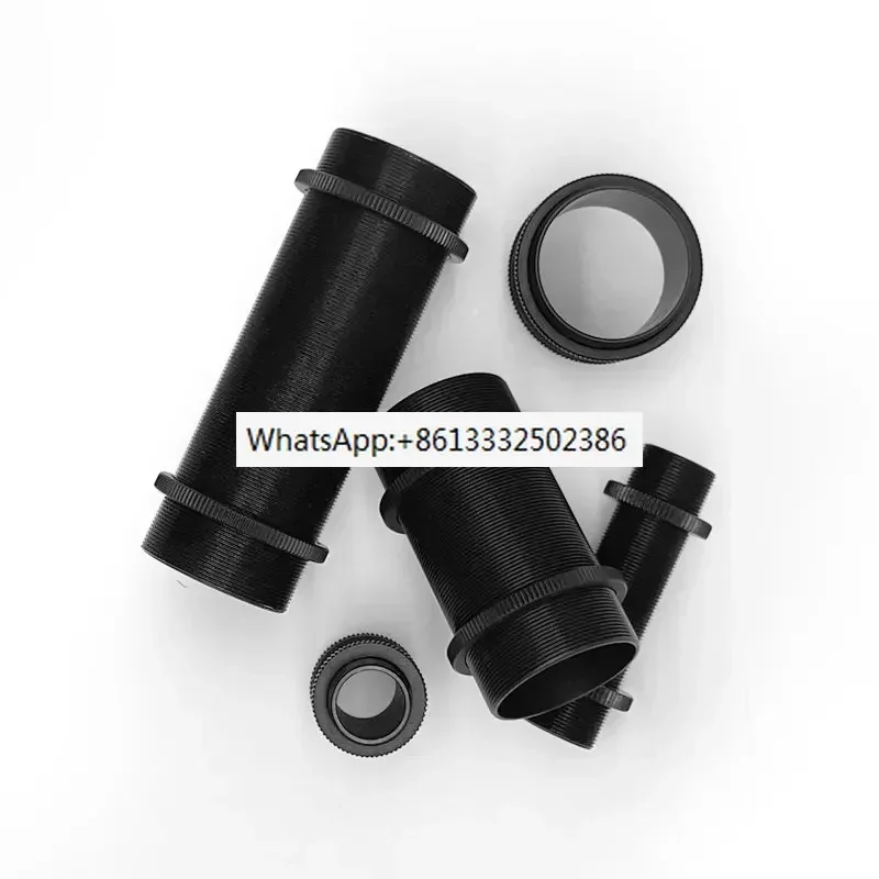 Aluminum Blackened Lens Sleeve Adapter, SM External Thread Connector Lens System Accessories