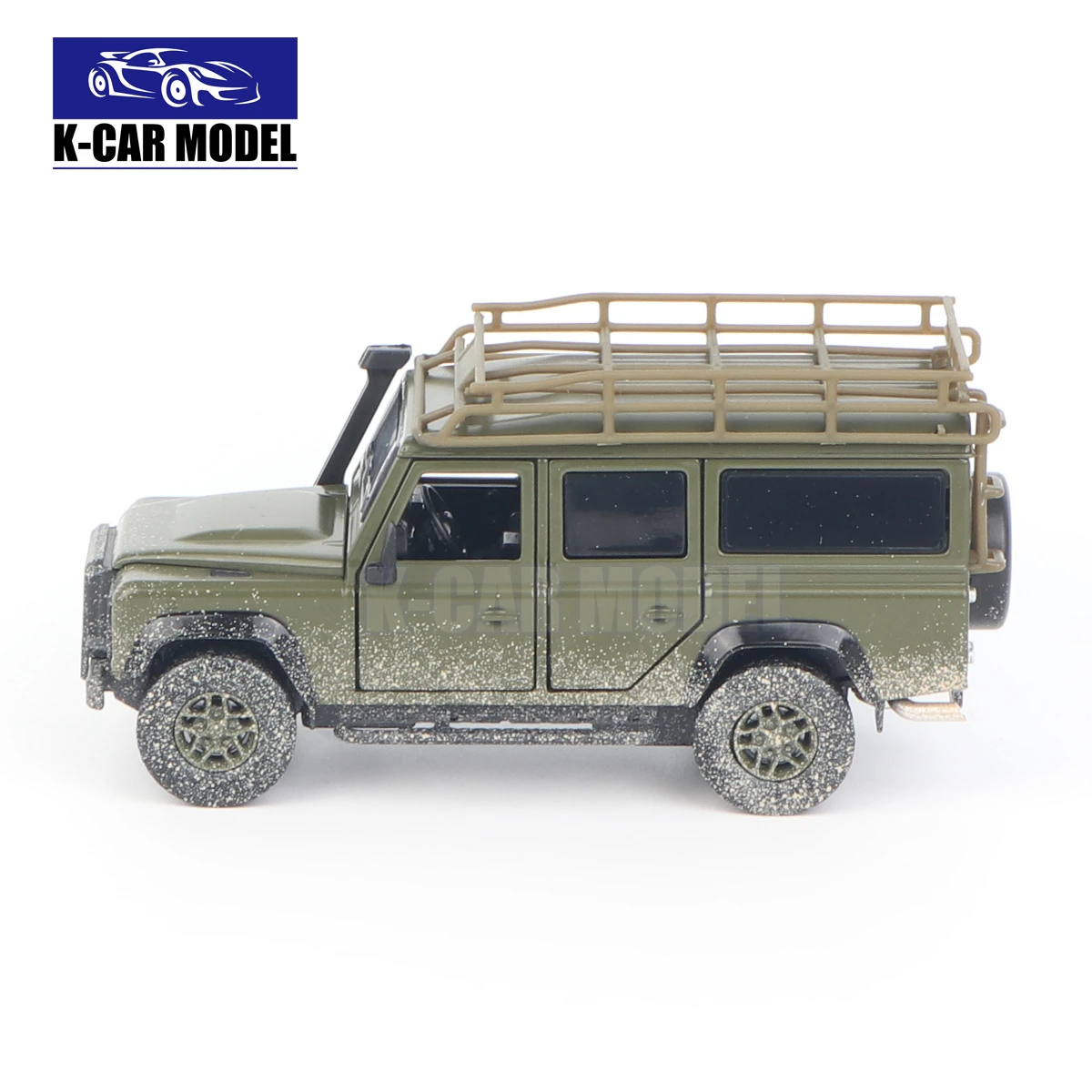 JKM 1/32 Diecast Model Car Miniature Defender Muddy Version Metal Vehicle Classic Off-road SUV for Children Collected Gift