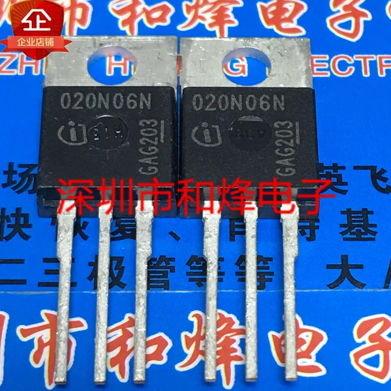 Free shipping    IPP020N06N3G 020N06N TO-220 60V 29A     20PCS