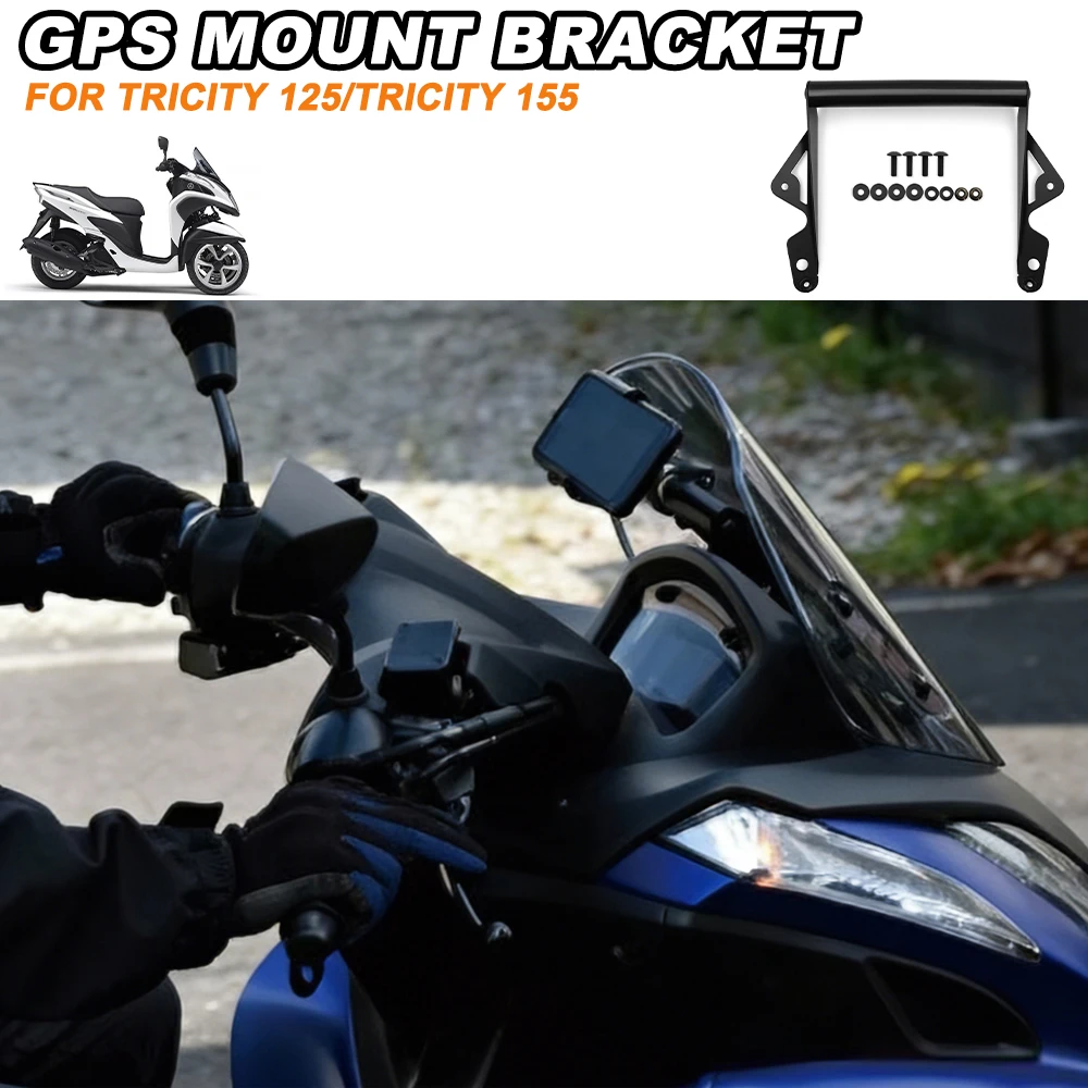

Кронштейн для навигатора на мотоцикл, держатель для GPS-телефона, подставка-держатель для Tricity 125 2014-2021, TRICITY 155 2016-2021