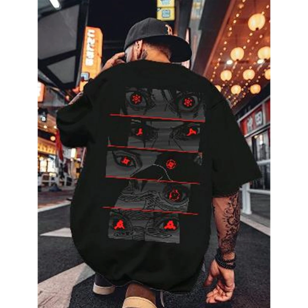 Oversized Men\'s T-Shirt Retro Street 3d Print Hip Pop Short Sleeved Street Tshirt 2024 Retro Street T Shirt For Men Summer