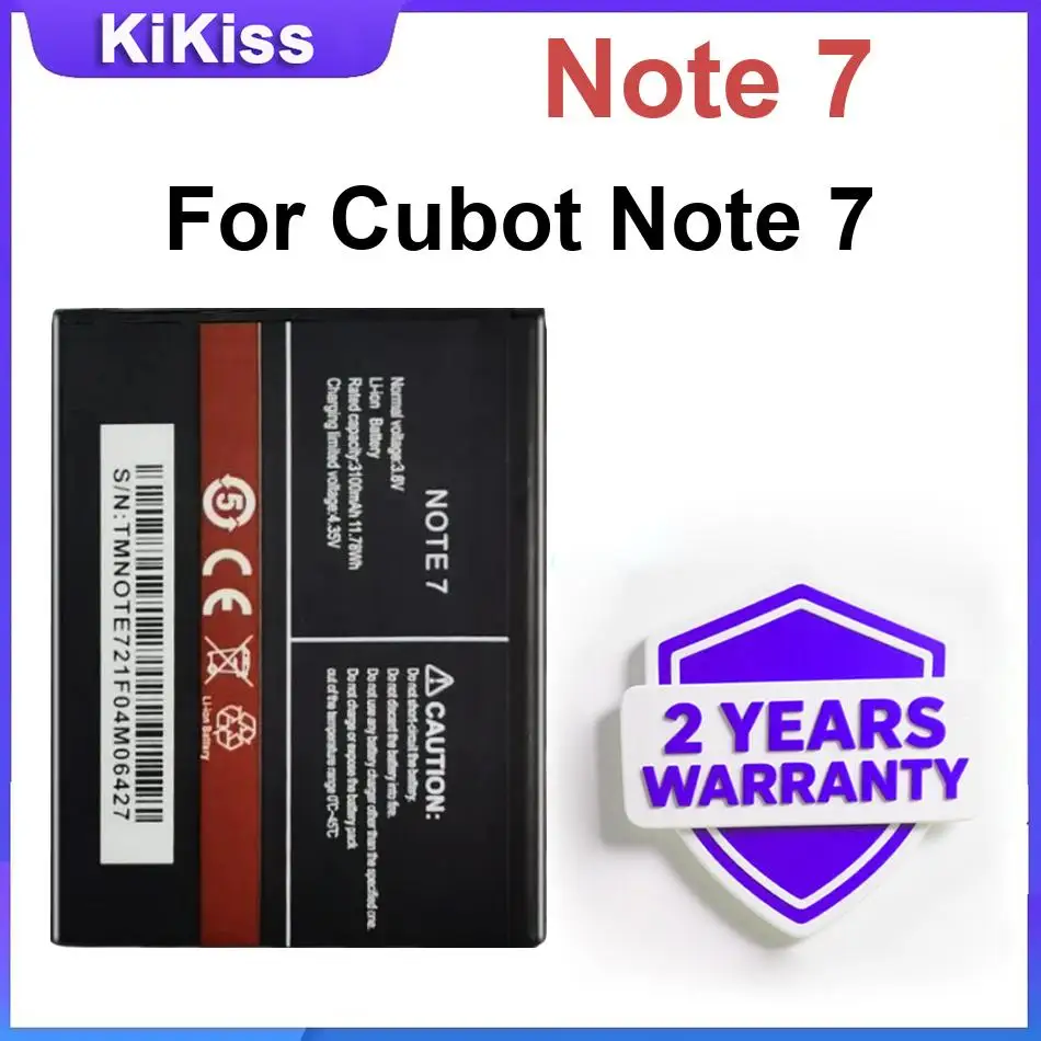 Mobile Phone Battery Note 7 For Cubot Note 7 Powerful Batteries
