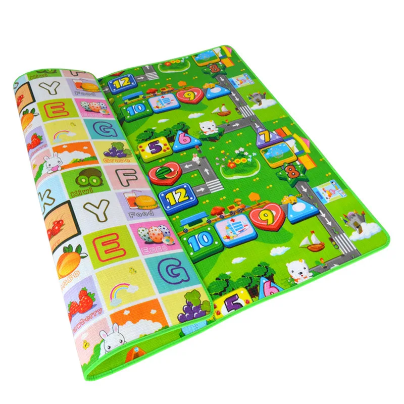 200 X180cm Hot Deals Game Carpet NEW Baby Foam Crawling Mat Children EVA Educational Toys Kid Soft Floor Game Mat Chain Fitness