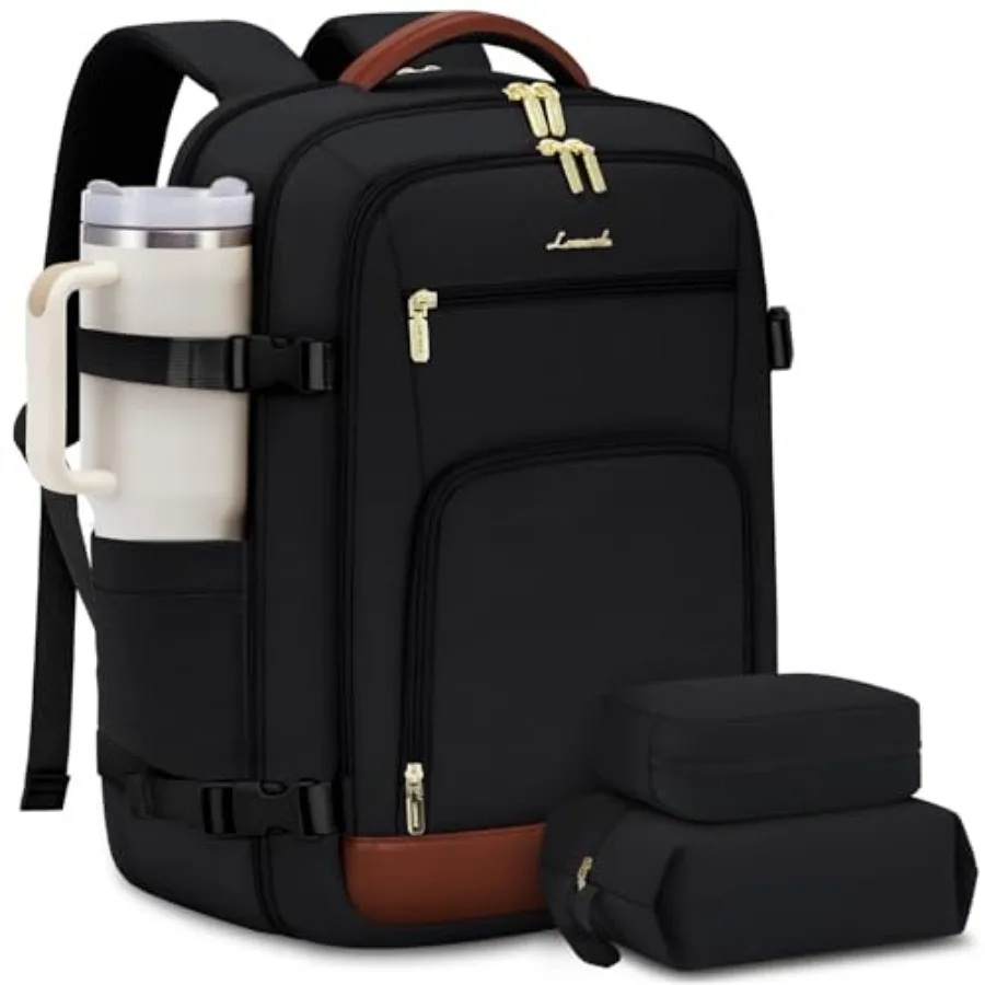 

Carry On Travel Backpack For Women Men Flight Approved, 40L Personal Item Backpack for Airplanes, Business Weekender Overnight