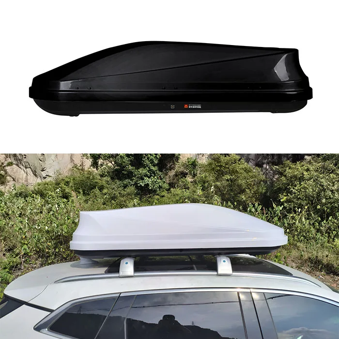 750L PC Large Capacity Car Luggage Roof Box ABS Plastic Roof Cargo Box For Car