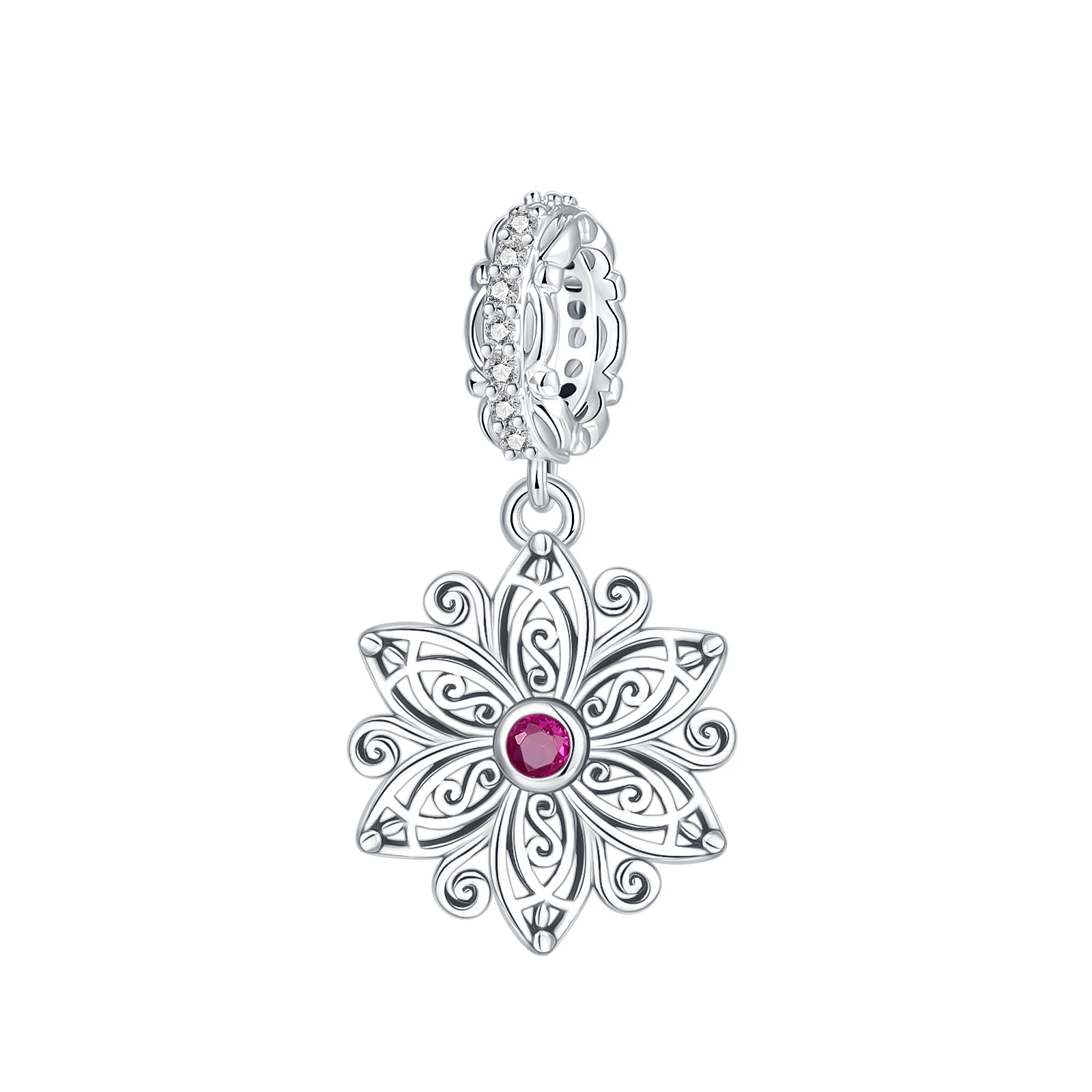 Original 925 Sterling Silver Charm Vintage & Elegant Collection Pendant for Women Fit Original Bracelet Necklace DIY Accessories