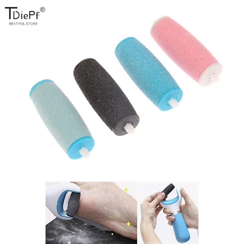 1/4 stücke Fuß schleifer Schleif kopf Ersatz Sandkopf entfernen abgestorbene Haut elektrische Fuß schleifer Pediküre Maschine Fußpflege werkzeuge