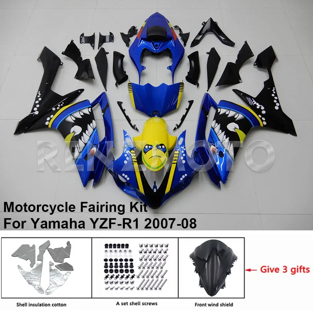 

For YAMAHA YZF R1 2007-2008 Fairing R/Z 8R1002 Motorcycle Set Body Kit decoration Plastic Guard Plate Accessories Shell