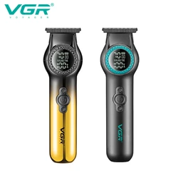 VGR Hair Trimmer Professional Barber Hair Cutting Machine 8000 RPM Hair Clipper Rechargeable Haircut 0mm Trimmer for Men V-990