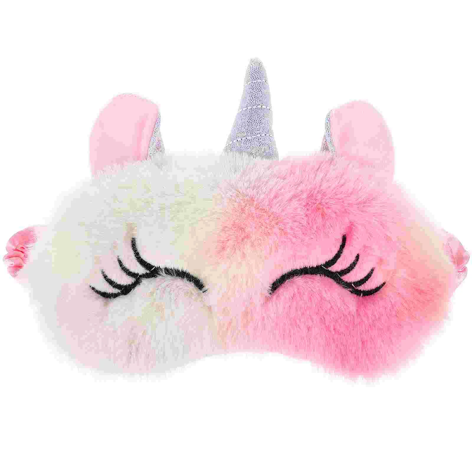 

Frcolor 1PC Ice Cream Unicorn Sleeping Eye Cover Mask for Women Girls Kids Home Traveling sleeping cover