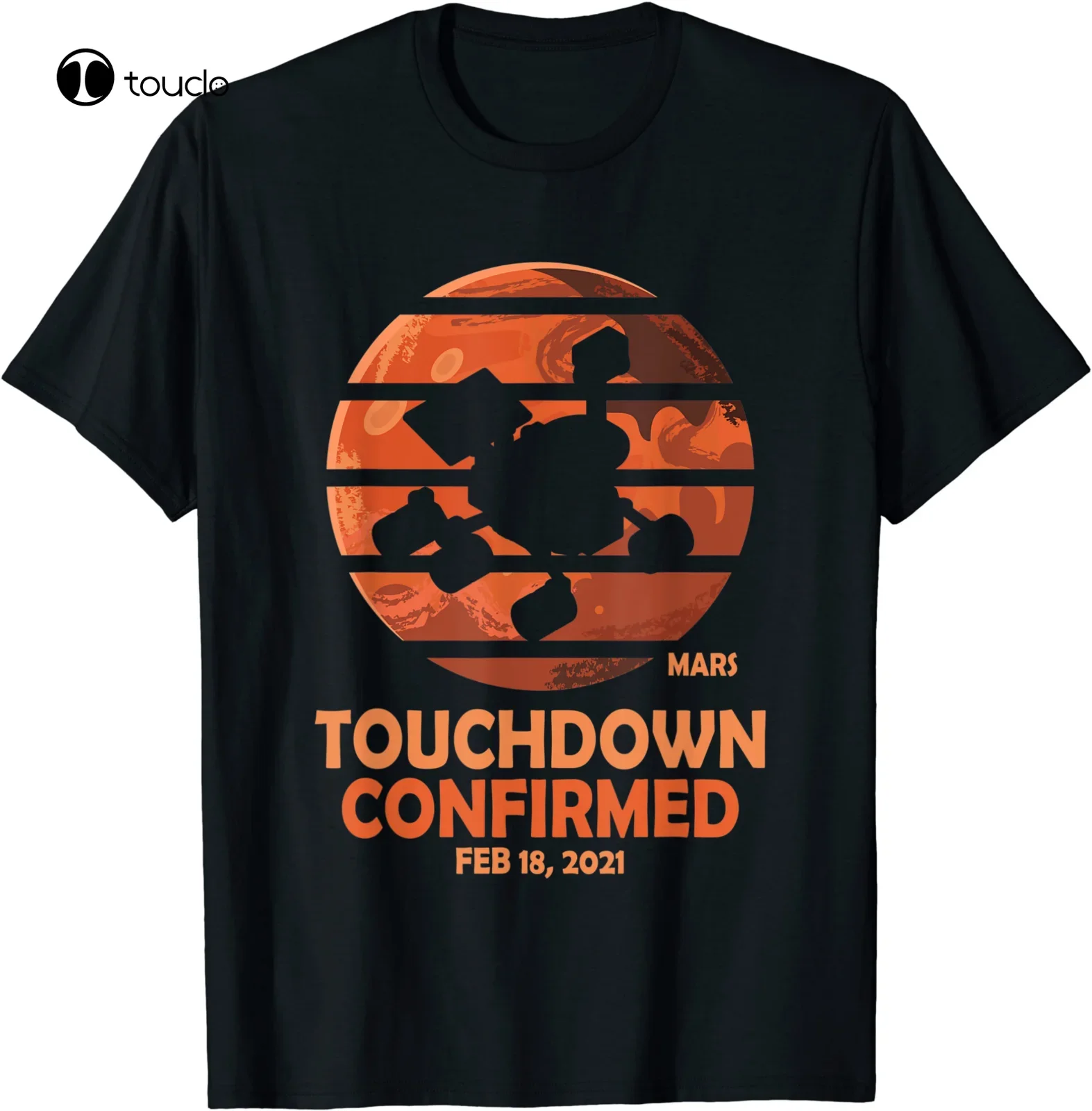 Perseverance Rover Landing Mars 2021 T-Shirt Tee Shirt Custom aldult Teen unisex digital printing Tee shirt fashion funny new