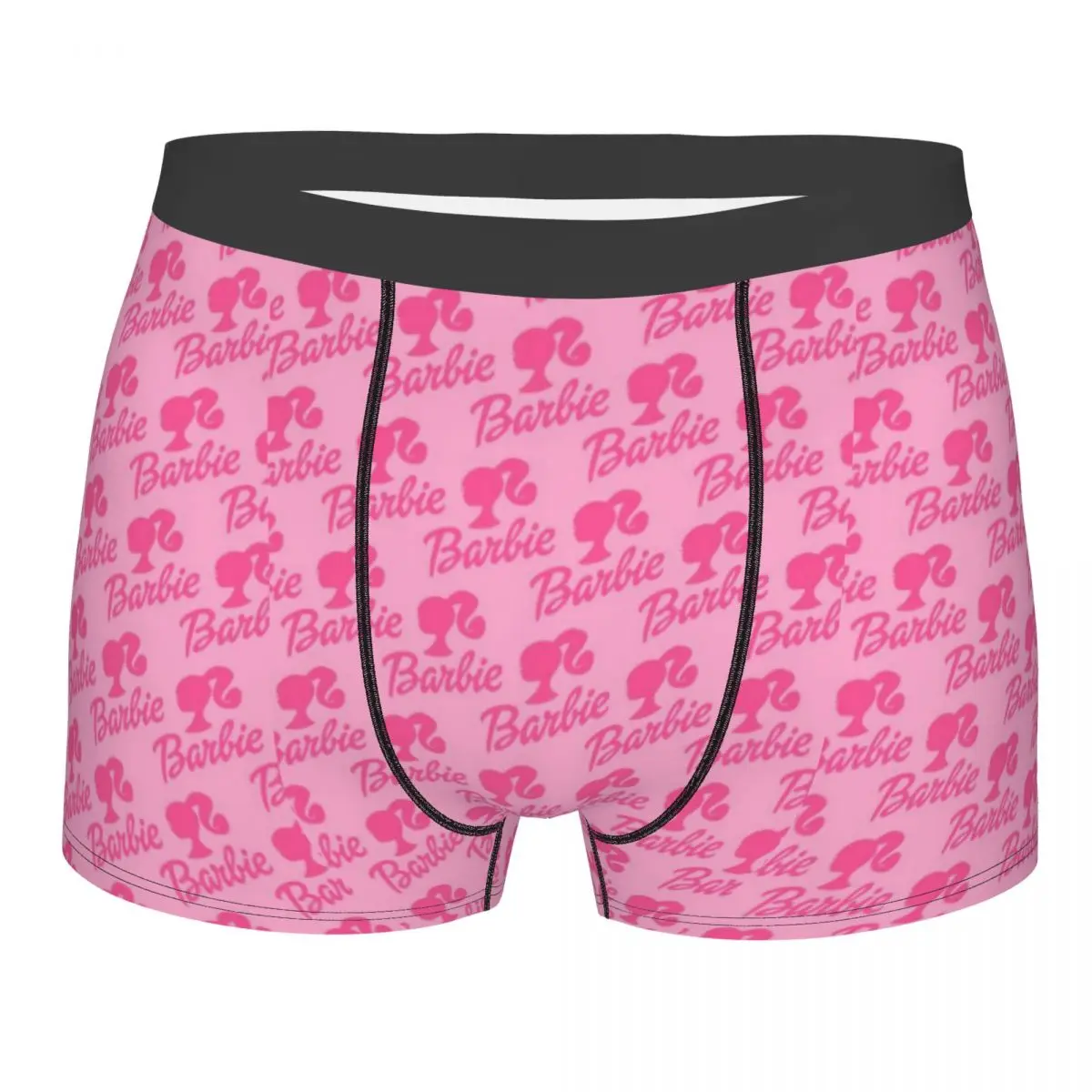 Customized Fashion Barbie Boxers Shorts Panties Men's Underpants Breathable Briefs Underwear