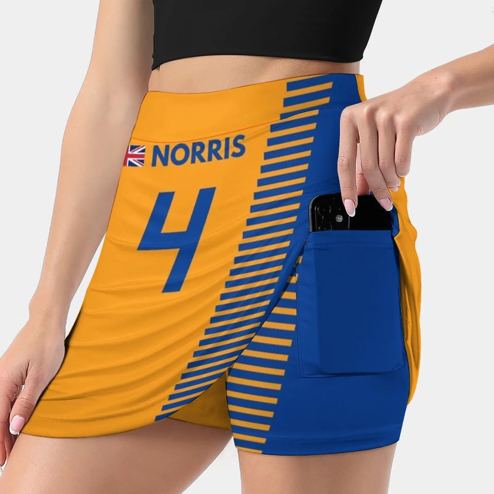 F1 2020-#4 Norris Skirts Woman Fashion 2022 Pant Skirt Mini Skirts Office Short Skirt F1 Racing Motorsport Norris Lando Norris