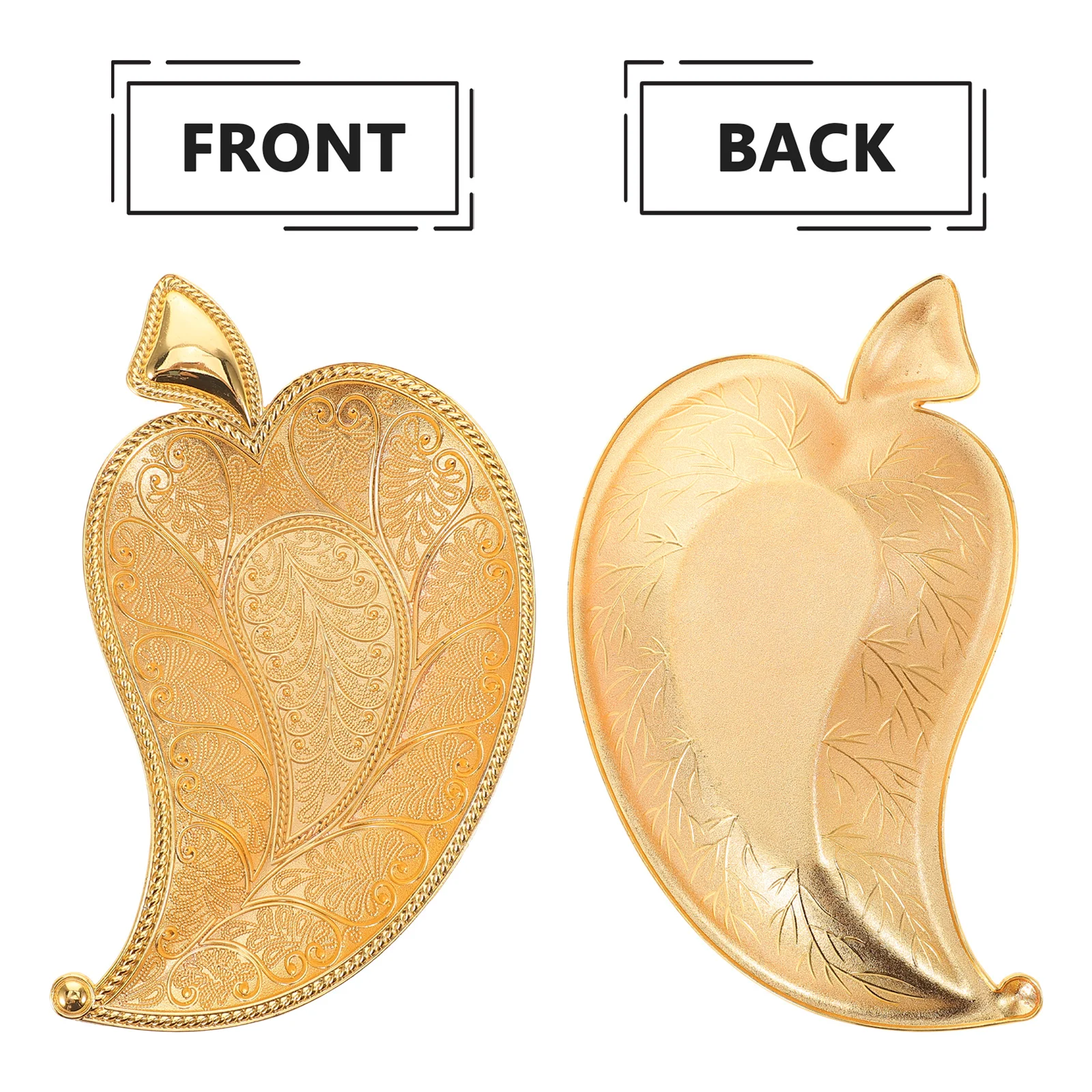 تاج تنقش صينية الوجبات الخفيفة سبائك الزنك الزخرفية الفاكهة تخدم طبق خمر نمط الحلوى تخزين لوحة صينية للفاكهة #4