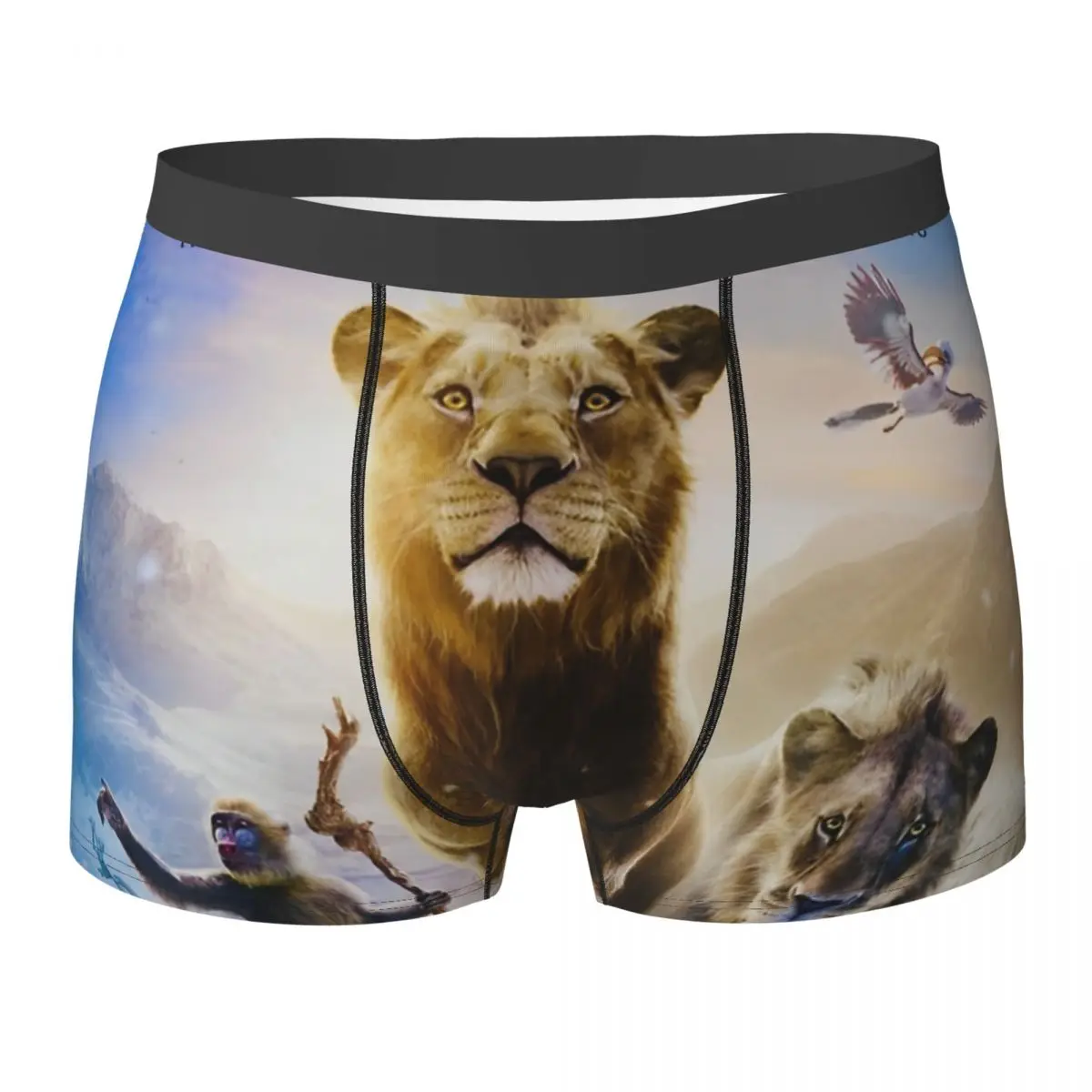 

Mufasa The Lion King Нижнее белье Мужские шорты Трусы Дышащие шорты-боксеры Качественный принт Трусики большого размера