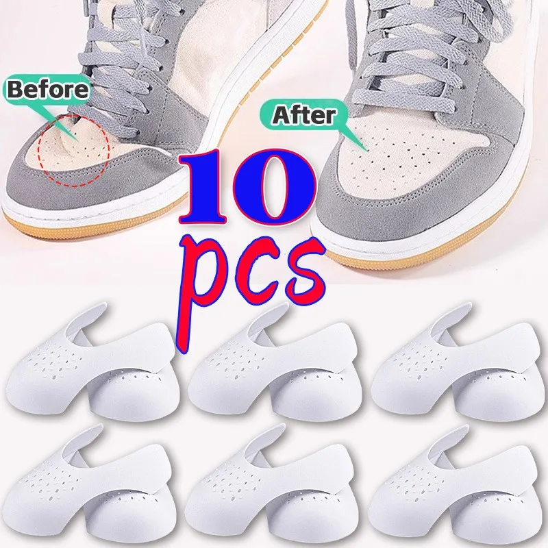 New 2/4Pcs Crease Protector Shoe Head Stretcher Sneaker Anti Crease Wrinkled Fold Shoes Support Toe Cap Sport Protector Dropship