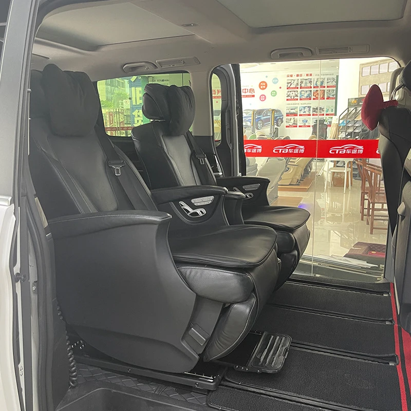Suitable vehicle accessibility barrier-free travel, electric rotating seat for elderly in business vehicles