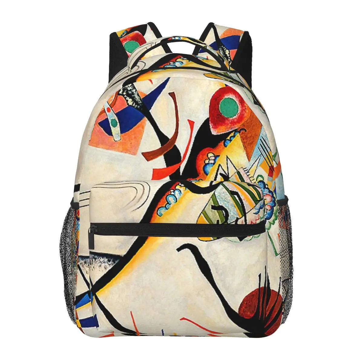 Kandinsky - Blue Segment, Popular Kandinsky Painting Backpack for Girls Boys Travel RucksackBackpacks for Teenage school bag