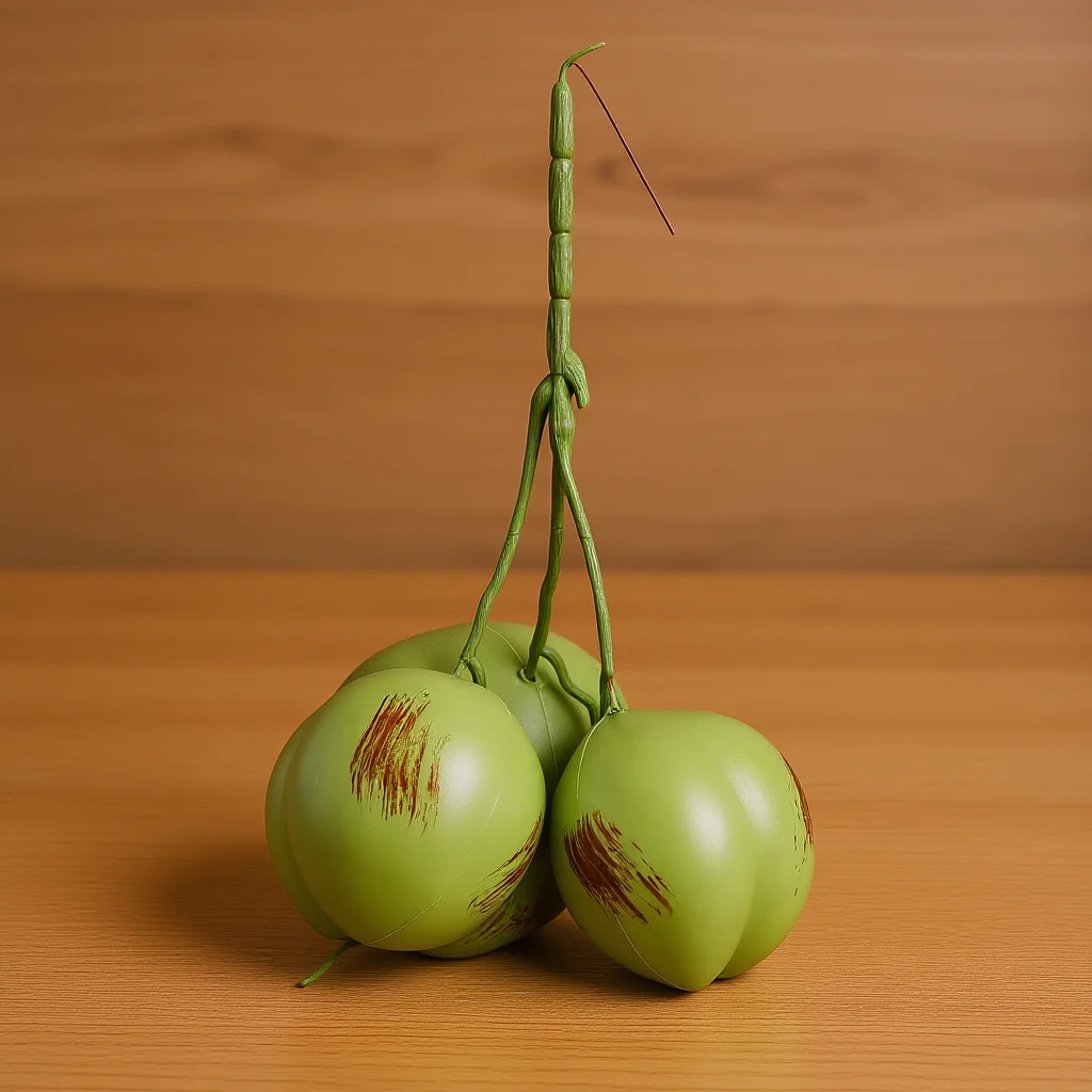 

Fake Coconuts Artificial Fruit Simulation for Tropical Party Decorations Home Office Desk Ornament Jungle Hawaiian Theme Props