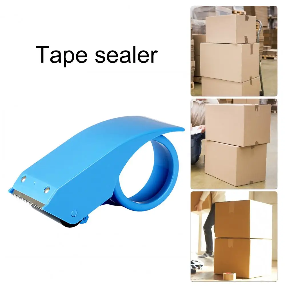 Corrosion-resistant Tape Dispenser Portable Heavy Duty Packing Tape Sealer with Sharp Cutter Dispenser for Shipping for Mailing