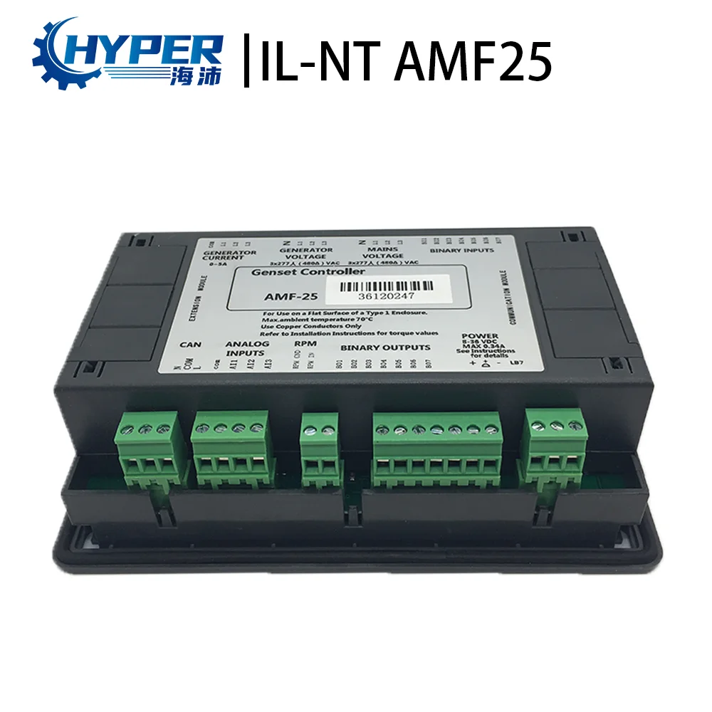 IL-NT AMF25 Copy Diesel Genset Controller AMF-25 Generator Auto Start Stop Control Module LCD Display Compatible Wit